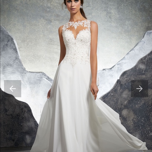 Kiesha Morilee wedding gown by Madeline Gardner. - Picture 5 of 8